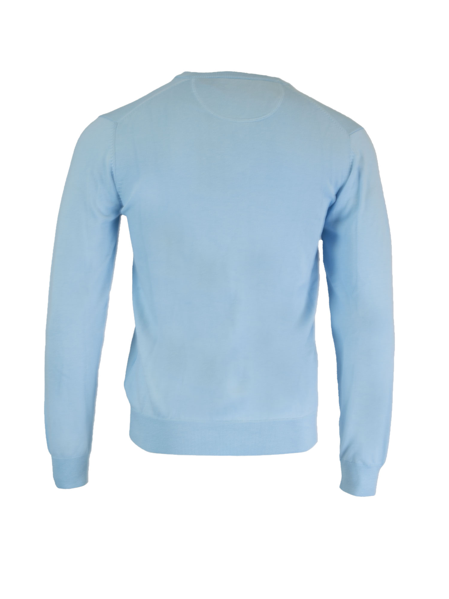 Gant Men Self Design V-Neck Full Sleeves Sweater